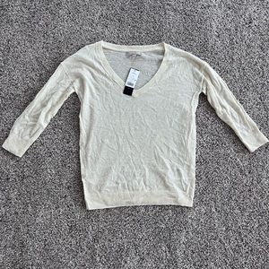 Banana Republic cream sweater